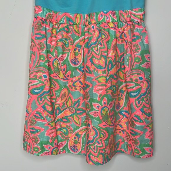 Lilly Pulitzer Blue Asymmetrical One-Shoulder Sundress ~ Size Medium - Picture 3 of 7